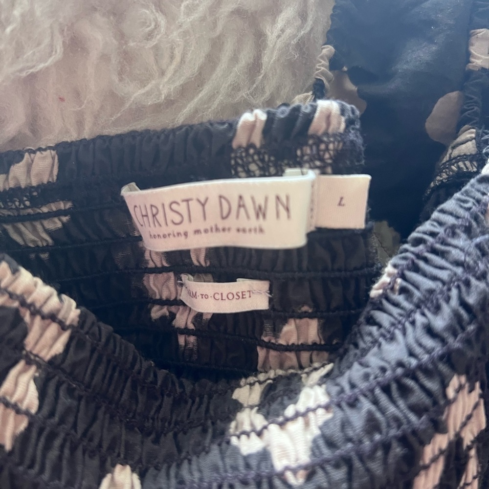 Christy Dawn Daisy Noir dress L - Picture 3 of 6